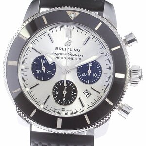 ブライトリング BREITLING AB0162 スーパーオーシャン ヘリテージII B01 クロノグラフ デイト 自動巻き メンズ 良品 箱・保証書付き_769056