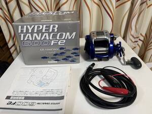 DAIWA HYPER TANACOM 600Fe (801387) ダイワ ハイパータナコン 電動リール 動作品 元箱/説明書/電源ケーブル付 日本製 MADE IN JAPAN