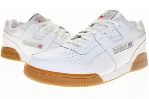 リーボック Reebok WORKOUT PLUS 28.5cm RE1759BM18915 ワークアウト プラス ホワイト 【ブランド古着ベクトル】▲■240812 メンズ