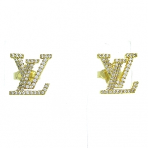 ルイヴィトン LOUIS VUITTON ピアス M00609 ピアスLVアイコニックストラス ゴールド AK3272 アクセサリー（耳）