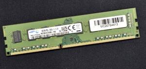 8GB PC3L-12800 PC3L-12800U DDR3L-1600 240pin non-ECC Unbuffered DIMM 2Rx8 Samsung 1.35V 1.5V 低電圧対応 (管:SA6147