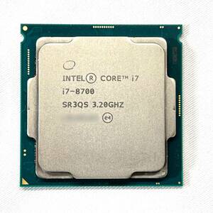 Core i7/第8世代/BIOS起動確認済！ Intel CPU Core i7-8700 SR3QS 3.20 GHz 最大 4.60 GHz 6コア 12スレッド PCパーツ (管理①)