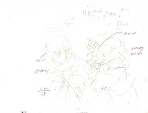 [アニメ制作素材]『雪の女王』① 原画約３カット 約１１０枚です。