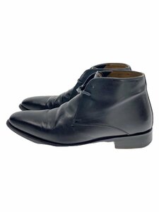 Giancani/チャッカブーツ/40/BLK/レザー/イタリア製