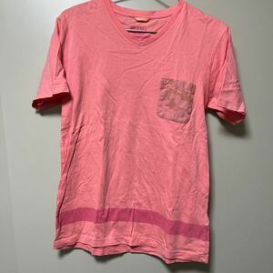 BEAMS HEART COTTON USA Tシャツ 半袖　ピンク　M