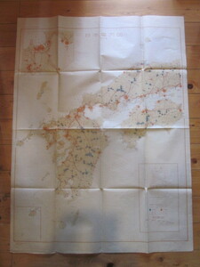 古地図　日本電力図　第3図◆昭和24年◆