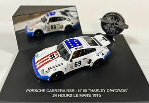 PORSHE CARRERA RSR No.69 “HARLEY DAVIDSON” 24 HOURS LE MANS 1975 1/43Scale UNIVERSAL HOBBIES製