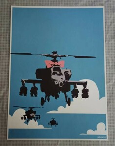 Banksy Happy Chopper SCREEN PRINT WCP ポスター ナンバー付きシルクスクリーン バンクシー