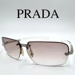 PRADA プラダ サングラス 度なし SPR71C サイドロゴ クリアー