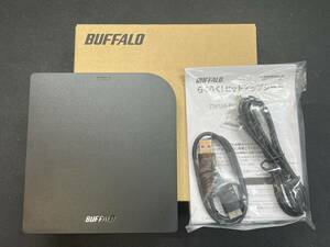 美品 1回のみ使用 DVSM-PUV8U3-BK/N ポータブルDVDドライブ BUFFALO バッファロー