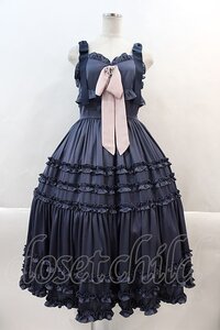 Angelic Pretty / Classy Ladyジャンパースカート ネイビー I-24-07-22-070-AP-OP-HD-ZI