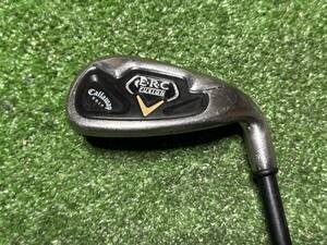 【同梱対応可】SAI-5948　中古　単品ウェッジ　PW　Callaway キャロウェイ　E・R・C　FUSION　カーボンシャフト　Flex R　グリップなし