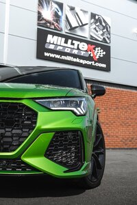 今だけ送料無料 20%オフ Millteksport ミルテック AUDI RSQ3 OPF/GPF F3 マフラー Eマーク取得済 正規輸入品 1台限定新品