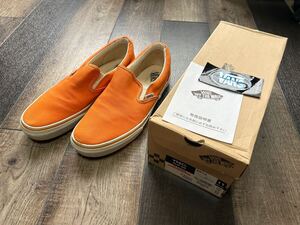 ★OLD廃版 ★VANS バンズ ★SLIP ON スリッポン ★V98CL ★US11 / 29㎝ ★ORANGE 希少色