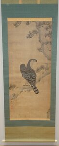 rarebookkyoto　YU-89　李朝絵画　申命準・小霞・鷹斎・申緯の子　　松鷹・紙本水墨　1830年頃作　京都古物