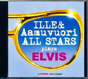 【新品】廃盤 CD 限定盤 500枚 レア音源収録 フィンランド ネオロカ テッズ ★ ILLE & Aamuvuori All Stars plays Elvis ★ ネオロカビリー