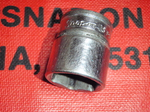 スナップオン 3/8sq 9.5差込角 FSM181 6角 18mm 18ミリ シャローソケット Shallow Socket sq PAT.NO.3273430 旧ロゴ