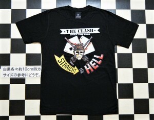 ザ クラッシュ 新品 半袖Tシャツ サイズ M 黒 れ5393　身幅約50cm