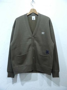 M&M SWEAT CARDIGAN(22-MSW-006)/D.BROWN（L)/新品・未使用/10%OFF