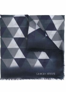 ◆GIORGIO ARMANI アルマーニ 黒ラベル ストール②◆