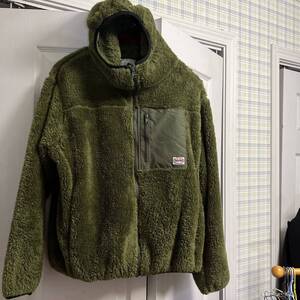 シェラデザインFLEECE HOOD PARKAオリーブ/M