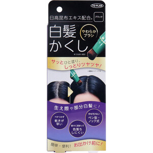 【まとめ買う】トプラン 日高白髪かくし ブラック 20g×2個セット