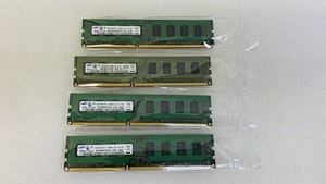 SAMSUNG 2Rx8 PC3-10600U 2GB 4枚組 8GB DDR3 デスクトップ用 メモリ DDR3-1333 2GB 4枚 DDR3 DESKTOP RAM