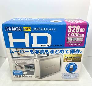 【中古】I・O　DATA　HDCーU　外付けタイプハードディスク　320GB/4495②‐149