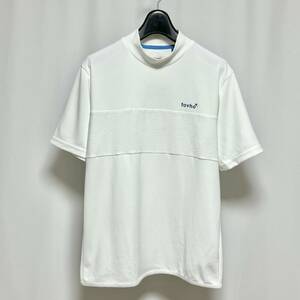 美品 24SS tovho トヴホ スウィング モックTEE UVシャツ ホワイト メンズ ゴルフ ウエア M サイズ