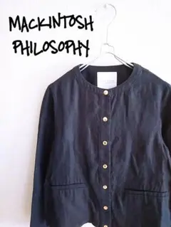 D221817 MACKINTOSH PHILOSOPHY ノーカラージャケット