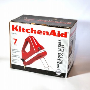 【中古品】KitchenAid キッチンエイド 7&9 SPEED HAND MIXERS ハンドミキサー ARTISAN 7 KHM7TER1 7速