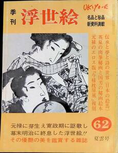 季刊　浮世絵　62　夏雲号　名品と珍品　新資料満載　昭和50年7月発行　②　PB240315K2