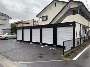 【群馬県前橋市】レンタルバイクガレージ　バイク車庫　倉庫や物置にも 大型2台可 トライク ハーレー レーサー車庫　1ユニット空あります！