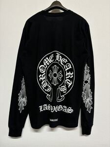 【入手困難】 CHROME HEARTS クロムハーツ Los Angeles ロサンゼルス 限定 黒 ブラック 長袖Tシャツ ロンT 新品 L 希少 レア