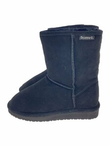 BEARPAW◆ショートブーツ/US6/BLK//