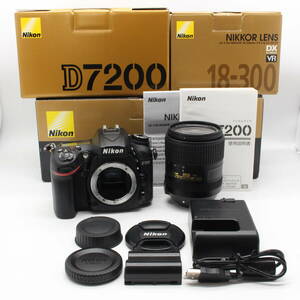 ★美品★Nikon D7200 18-300 VR スーパーズームキット　ショット数18,745　　　■6271