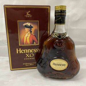 H032-SB4-777 【未開栓】Hennessy ヘネシー XO 金キャップ コニャック クリアボトル ブランデー 40％ 35cl