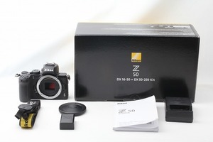 ◆ほぼ新品◆ニコン Nikon Z50 ボディ 僅か9071ショット 付属品完備 元箱◇46438