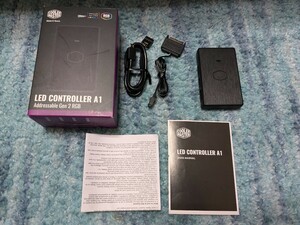 0606u1937　Cooler Master アドレス指定可能 Gen 2 RGB LEDコントローラー A1 ARGBヘッダー3個 最大80個のLEDを接続 合計240個のLED　