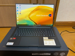 送料無料！ほぼ未使用 　ASUS Zenbook 15 OLED UM3504DA 16GB　Officeあり　有機EL