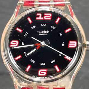 美品 SWATCH スウォッチ REACH THE RINGS トリノオリンピックモデル GE136 腕時計 アナログ クオーツ スケルトン 電池交換済み 動作確認済