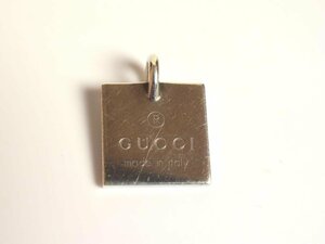 ICH【中古品】 GUCCI グッチ ペンダントトップ スクエア SV925 アクセサリー ネックレス 〈182-240703-ss11-ICH〉