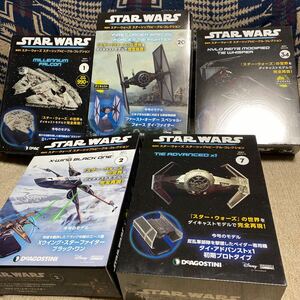 デアゴスティーニ スターウォーズ スターシップ　 ビークル コレクション 隔週刊 DeA STAR WARS 5種　新品　未開封　