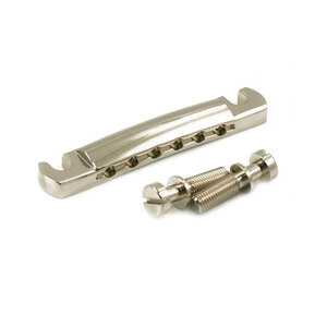 KLUSON VINTAGE LIGHT WEIGHT STOP TAILPIECE ALUMINUM Nickel テールピース