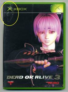 2点落札送料無料 中古 デッド オア アライブ 3 DEAD OR ALIVE 3 K ケースに割れ有り TECMO DOA3