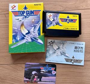 【箱、説明書、キャラカード付き】任天堂 ファミコン Nintendo Family Computer トップガン　TOP GUN