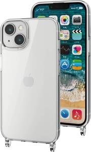 iPhone 14 / 13 用 ケース スマホショルダーストラップ用