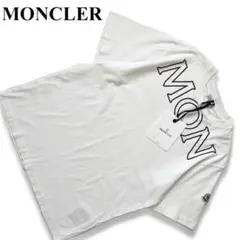 【新品】MONCLER モンクレール Tシャツ　アーチロゴ　メンズ　S 半袖　白