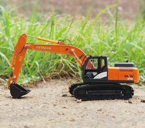 ★HITACHI★日立 1:50 ZAXIS 210型 日立掘削機 エンジニアリング車両 モデル合金車モデル ホリデーギフト 0852⑰