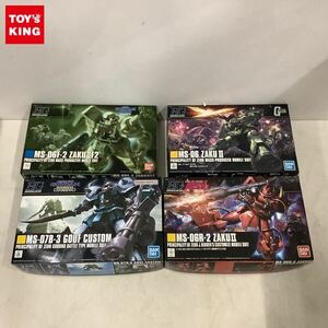 1円〜 HGUC 1/144 ザクII グフカスタム 他